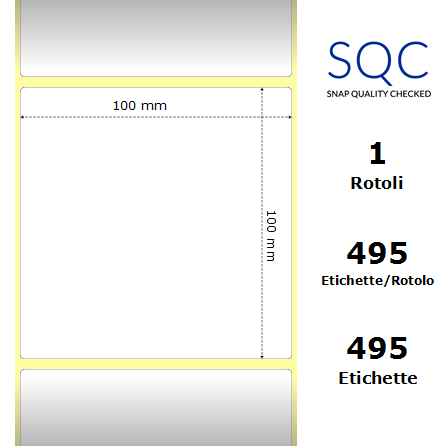 DT100100-CWPC-40/103 - Etichette SQC  S-FROZEN Carta
