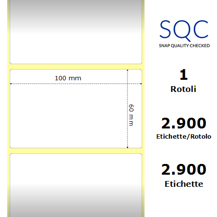 TT100060-PWPU-76/200 - Etichette SQC  S-HARD-PT Carta