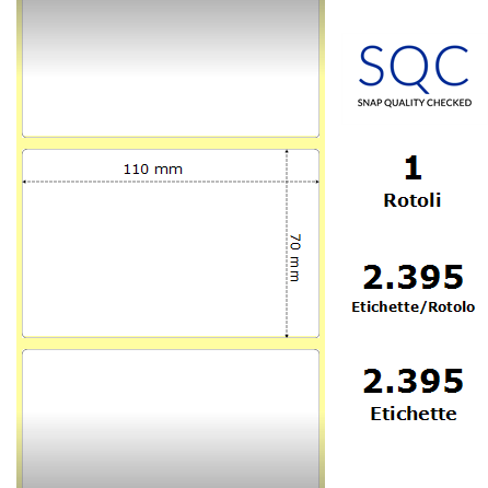 DT110070-PWPC-76/200 - Etichette SQC  S-HARD-PD Carta