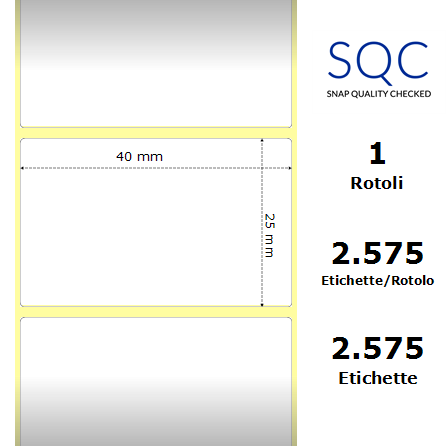 TT040025-SWTU-25/127 - Etichette SQC  S-TYRE Carta