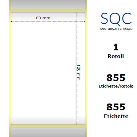 DT080120-PWPC-40/150 - Etichette SQC  S-HARD-PD Carta