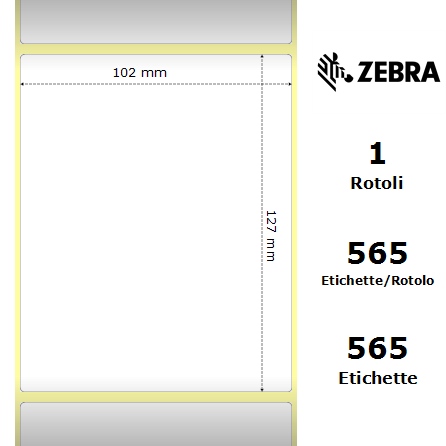 800264-505*/S - Etichette Zebra  Z-Select 2000D Carta