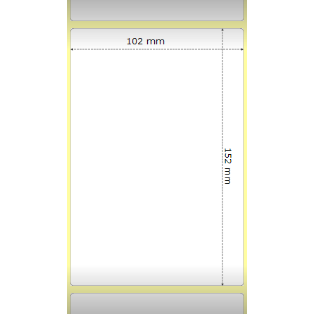 800264-605*/S - Etichette Zebra  Z-Select 2000D Carta