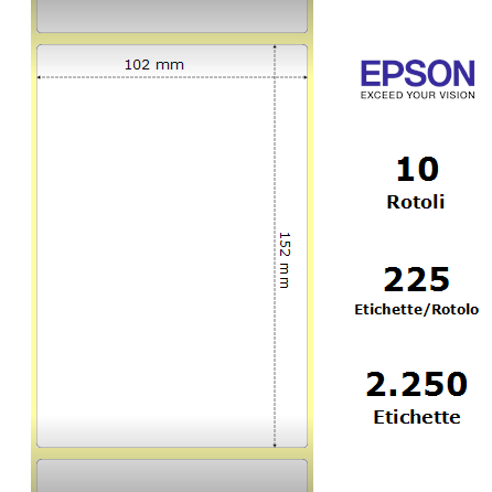 C33S045533 - Etichette Epson  Carta