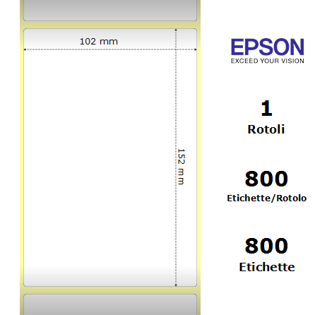 C33S045719/S - Etichette Epson  Carta