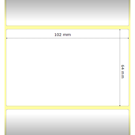 800264-255*/S - Etichette Zebra  Z-Select 2000D Carta