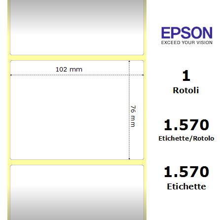 C33S045718/S - Etichette Epson  Carta