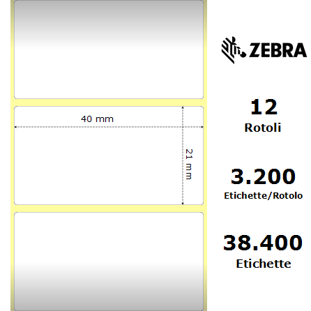 3005172-T - Etichette Zebra  Z-Perform 1000D Carta