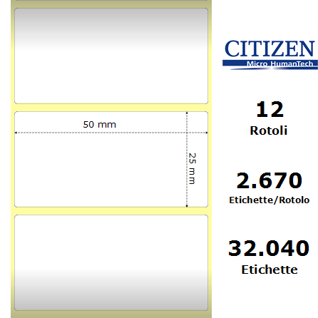 3252010 - Etichette Citizen  Carta