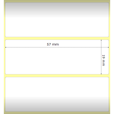 800262-075*/S - Etichette Zebra  Z-Select 2000D Carta