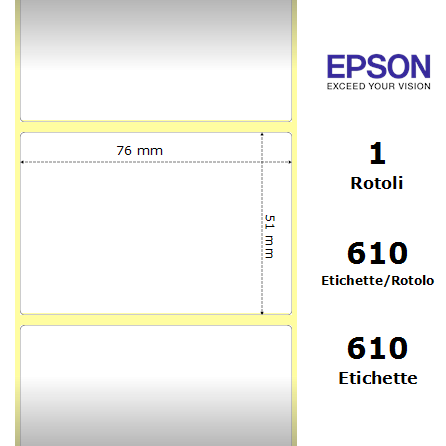C33S045542/S - Etichette Epson  Carta