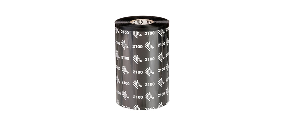 02100BK11045 - Ribbon - Inchiostro a nastro Zebra  2100 Wax