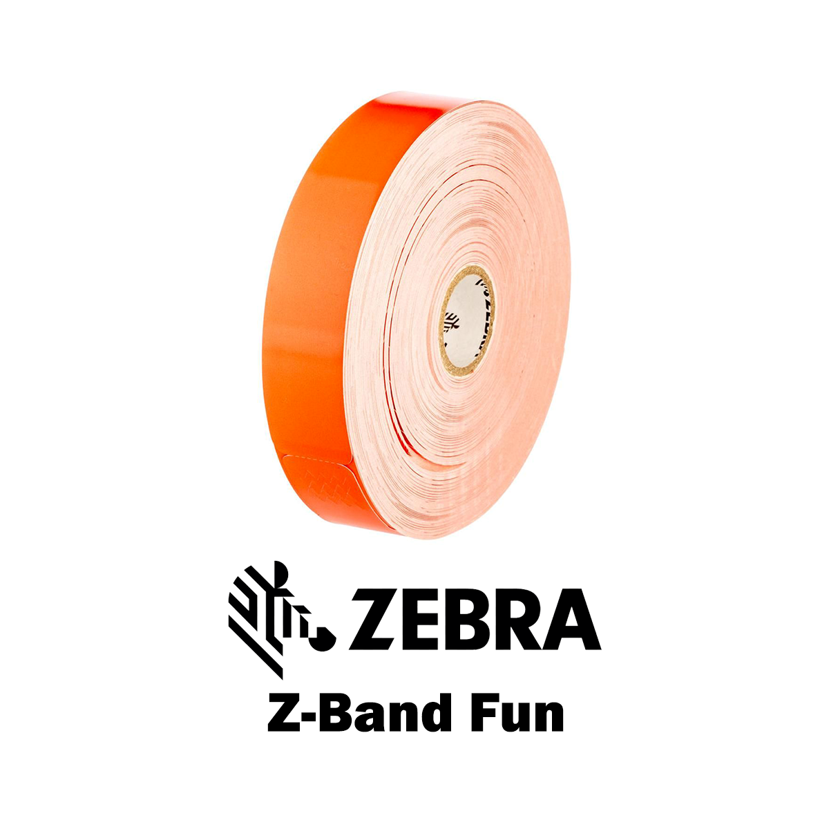 10012712-1 - Braccialetti Zebra Rosso Z-Band Fun Polipropilene 
