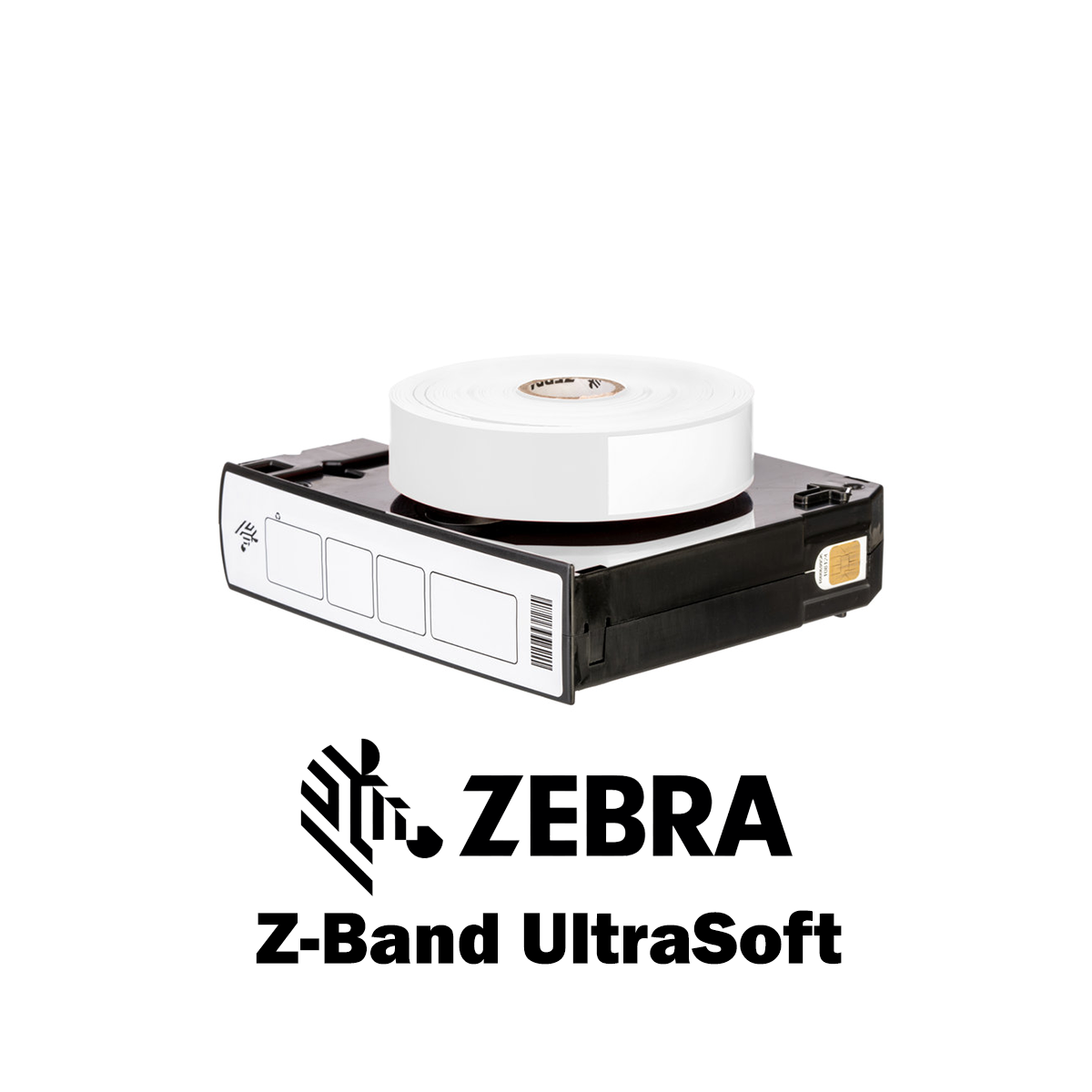 10015358K - Braccialetti Zebra  Z-Band UltraSoft Polipropilene 